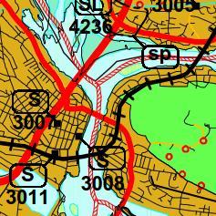 ALUETTA KOSKEVAT SUUNNITELMAT Rovaniemen maakuntakaava alueen pohjoisosaan osoitetulla katuyhteystarpeella. Aluetta kiertävä sininen viiva merkitsee kaupunkikuvallisesti arvokas aluetta.