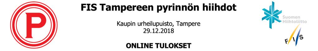 Tampereen Pyrintö Tuloste on valmis 16:27:18 Kilpailun sarjat: M08; N08; M10; N10; N14; M12; N12; M14; M16; N16; N45; N55; N65; M65; M45; M55 M08 Miehet 8 vuotta 1 km V 1.
