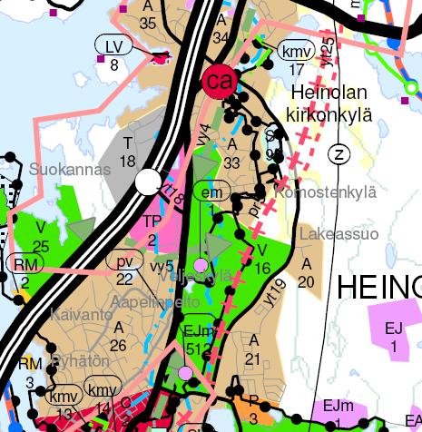 yhdyskuntarakenteeseen, liikenteeseen ja liikkumiseen, ympäristöön sekä