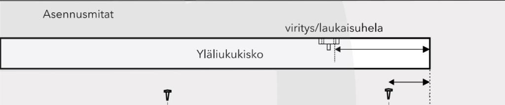 Asennusohje Hidastin Käyttäessäsi hidastinta, älä käytä paikoitinta alaliukukiskossa. Se estää hidastimen toiminnan.