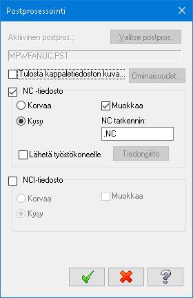 Wire harjoituskirja 1: Yksittäiset profiiliradat 3.