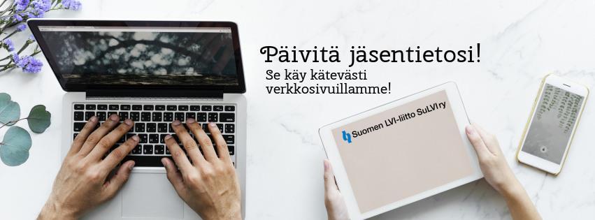 Jäsentietojen tarkistus ja päivitys Tietosuojakäytäntö