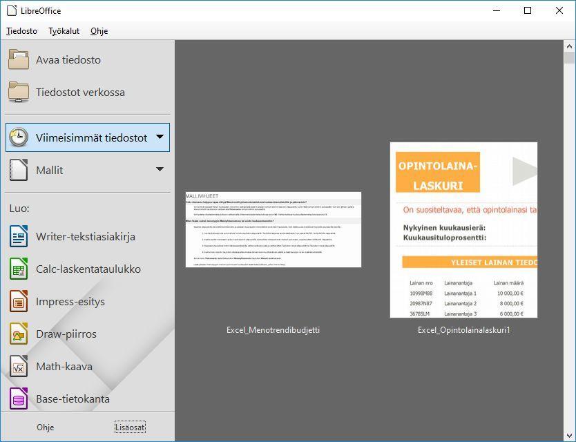 Microsoft Officen ilmaisten vaihtoehtojen esittely ja vertailu 16 LibreOffice kysyy mukautettua asennusta käytettäessä, haluaako käyttäjä asettaa LibreOfficen oletussovellukseksi Microsoft Officen