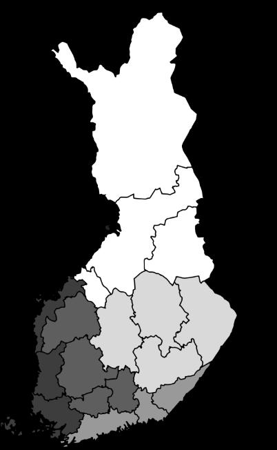 Kokeilualueet Pohjois-Pohjanmaa/Oulu (7) Kainuu (7) Keski-Pohjanmaa (4) Keski-Suomi (7) Pirkanmaa (7) Satakunta (4)