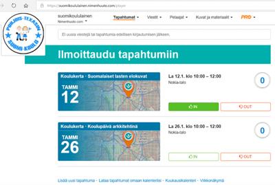 Koulun sääntömääräisessä syyskokouksessa päätettiin ottaa kyseinen palvelu käyttöön.