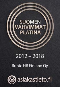 Rubic HR Finland Oy Kumppanisi digitaalisessa muutoksessa Meillä on vahva markkinatuntemus IT-ratkaisuista CRM / ERP