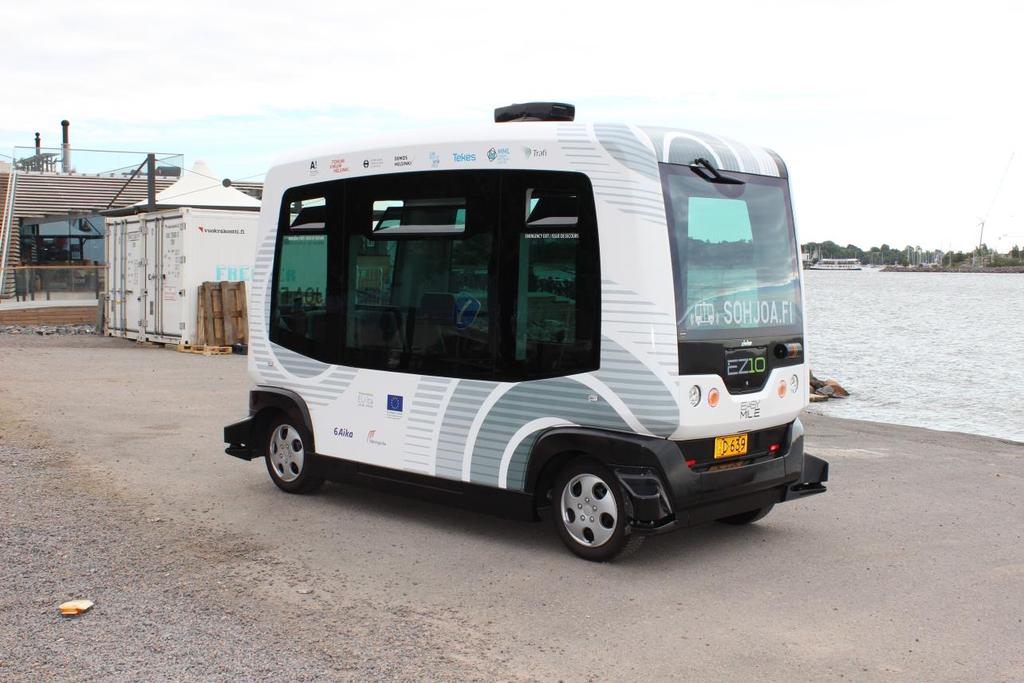 Easymile EZ10 4. 5. 1. 1. 3D LiDAR (x 2) 2. 2D LiDAR (x 4) 3. Odometry 4.