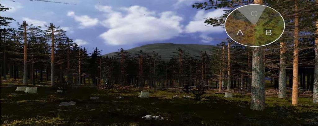 Pilke Metsävisualisointi plabissa toteutettiin Rovaniemellä sijaitsevaan Metsähallituksen tiedekeskus Pilkkeeseen kolme erilaista