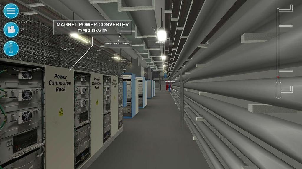 CERN Hilumi3D (2017) CERN LHC hiukkaskiihdyttimen uuden osan 3D malli ja