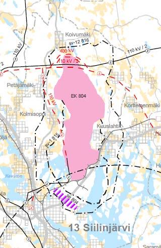 Yaran alue / esitys kaavaehdotukseen Muutokset luonnokseen: Ei osoiteta T/Ek -aluetta Ei osoiteta T/kem -aluetta Lisätään selvitysalue (se) Selvitysalue-merkinnän kuvaus: Merkinnällä osoitetaan