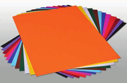 57065 suklaanruskea 57073 musta Painoteknisistä syistä kuvien värisävyt saattavat poiketa hieman todellisista väreistä. Askartelukartonki 220 g 50 x 70 cm Läpivärjätty, ph-arvo on 6,5 7,5.