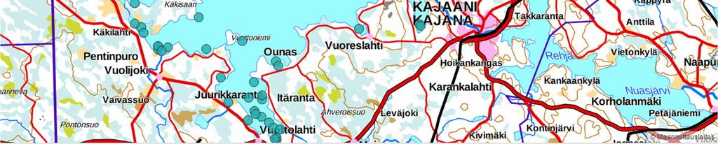 1 Ilmasto ja sääolosuhteet Hankealuetta lähinnä sijaitseva sääasema on Kajaanin lentokentällä Paltaniemellä (132 m mpy) noin 16 km kohdealueelta lounaaseen.