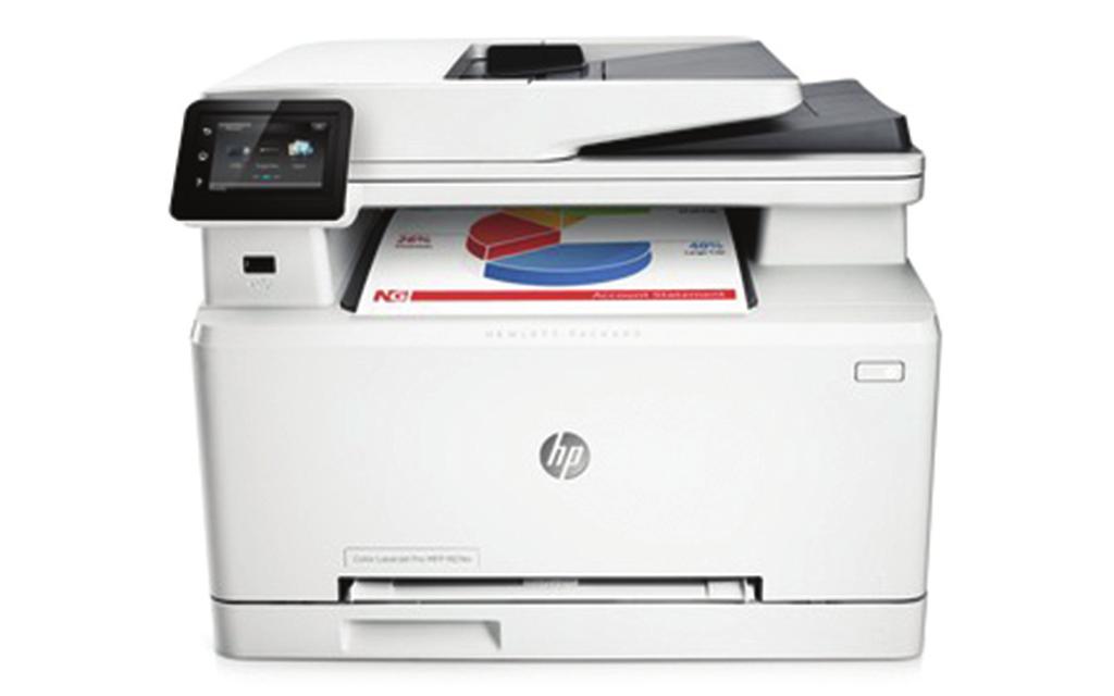 Tiedot HP Color LaserJet Pro M274n -monitoimitulostin Runsaasti suorituskykyä. Pieni koko.