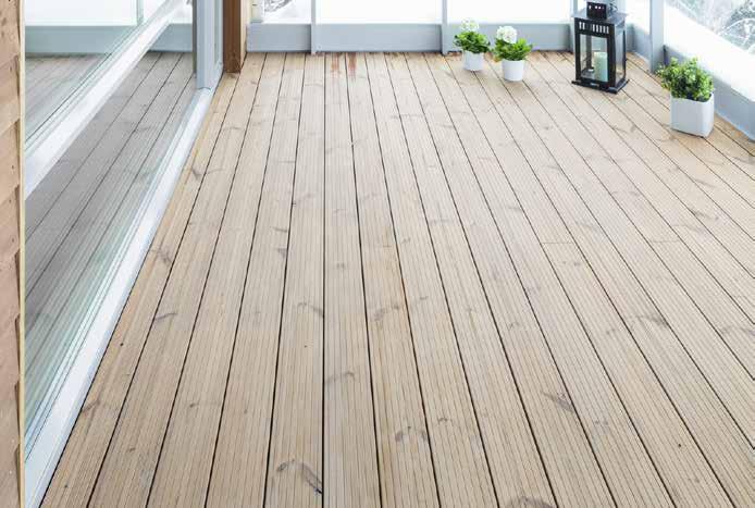 Skanska Design Varusteet Parveke Hintaan sisältyvät materiaalit Parvekelaudoitus parvekkeilla ja 2.