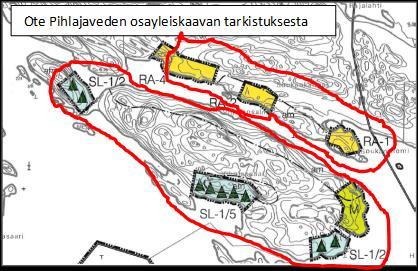 Sen sijaan tilan etelärannalle osoitetaan uusi ra-korttelialue, jonka rakennusoikeus perustuu