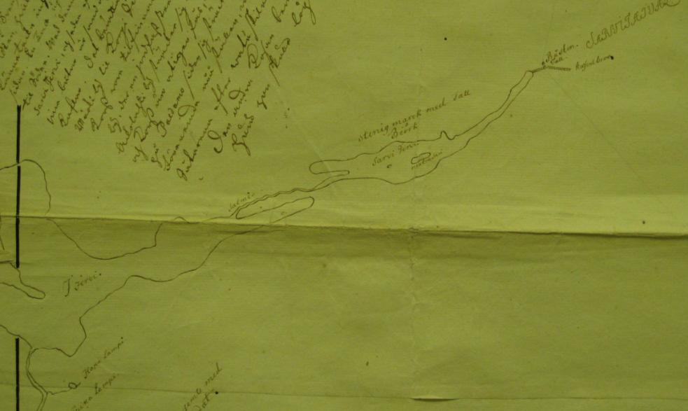 Sarvitaipaleen kuvauksessaan Claesson rajamerkin tunnisteiden lisäksi kirjoitti sen olleen paras reitti mennä venein Venäjän Kemiin, vaikkakin mutkainen.
