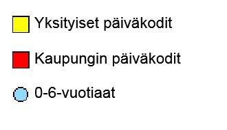 Muurolan päiväkoti 4 Hirvaan päiväkoti 3 Yksi ryhmistä toimii koulun tiloissa Rautiosaaren päiväkoti 2 Toimii koulun tiloissa