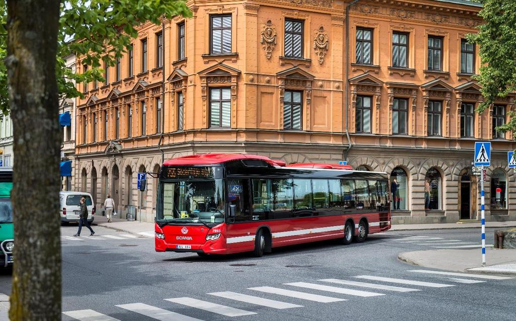 Kuva 16. Scanian ladattava hybridibussi (Kuva: Scania) 3.5.