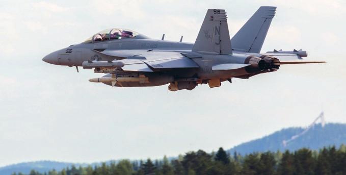 EA-18G Growler on Boeing F/A-18E/F Super Hornetin elektronisen