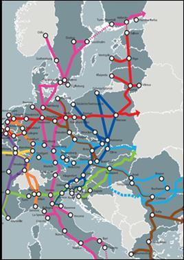 TEN-T YDINVERKON MÄÄRITELMÄ Euroopan komissio on määritellyt TEN-T liikenneverkon, joka yhdistää Euroopan Unionin jäsenmaat toisiinsa Kaksitasoinen multimodaalinen liikenneverkko koostuu ydinverkosta