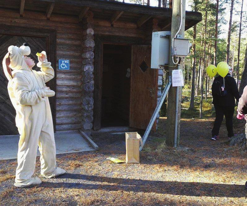 . Hetihän mulle tarjottiin monia tapahtumia, mihin voisin tulla mukaan. Minkälaisia asioita olet tehnyt vapaaehtoisena FinFamissa?