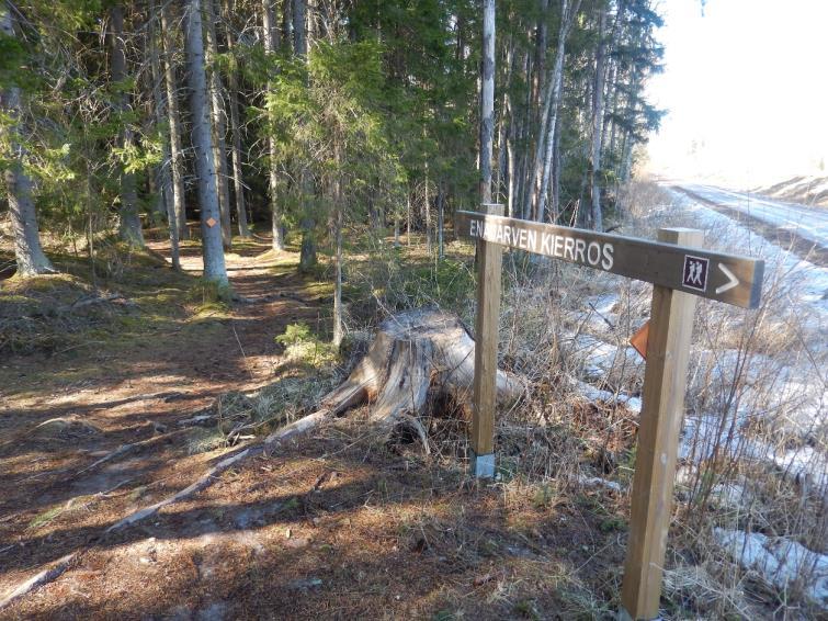 Reitin opasteet olivat kuitenkin järjestetty niin, että reitti oli mahdollista kulkea kumpaankin suuntaan.