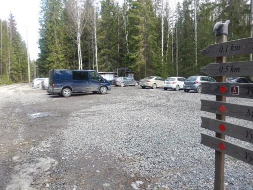 57 Lietteiden reitille ei ole varsinaista lähtöpaikkaa. Jätin auton Huikeen parkkipaikalle, sillä halusin kulkea reitin päästä päähän.