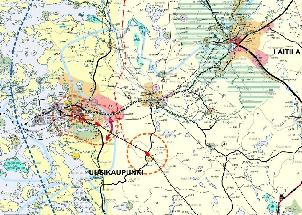 Maakunta kaava Yleiskaava Osayleiskaava Asemakaava 30