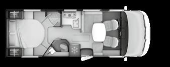 Täysintegroidut FIAT-mallit erikoisalustalla ja levennetyllä takaraidevälillä 880F 883F 896F AJOEUVO ITAT Pituus (m) 7,04 6,99 7,49 Leveys (m) 2,35 2,35 2,35 Suurin leveys (m) tallissa peilit