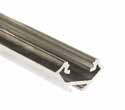 ura-asennus, 100 cm, maalattu valkoinen 4101782 PL-NZA-100 alumiiniprofiili led-nauhalle, 45 kulma-asennus, 100 cm, hopea ei anodisoitu 4101781 PL-NZA-202 alumiiniprofiili