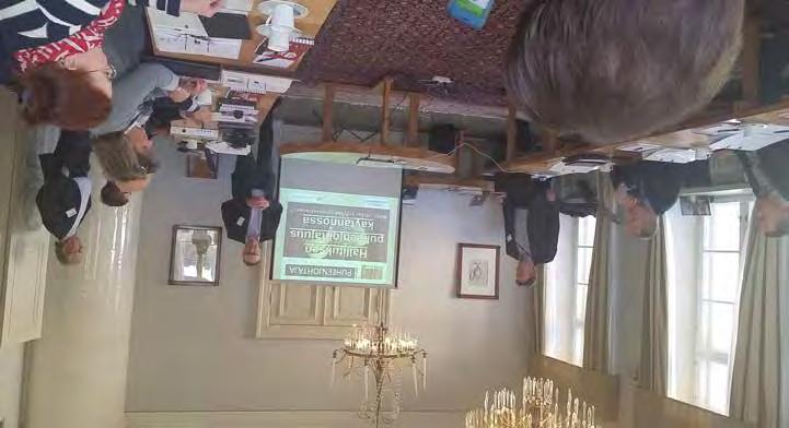 Hyväksytty hallituksen puheenjohtaja (HHJ)- kurssi 2017 Ensimmäinen hallituksen puheenjohtajille tarkoitettu kurssi pidettiin Satakunnassa maaliskuussa 2017.