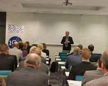 Tilaisuudessa kuultiin pääministeritason puheenvuoro Esko Aholta.