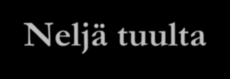 Neljä tuulta Miksi Neljä tuulta (päihde- ja