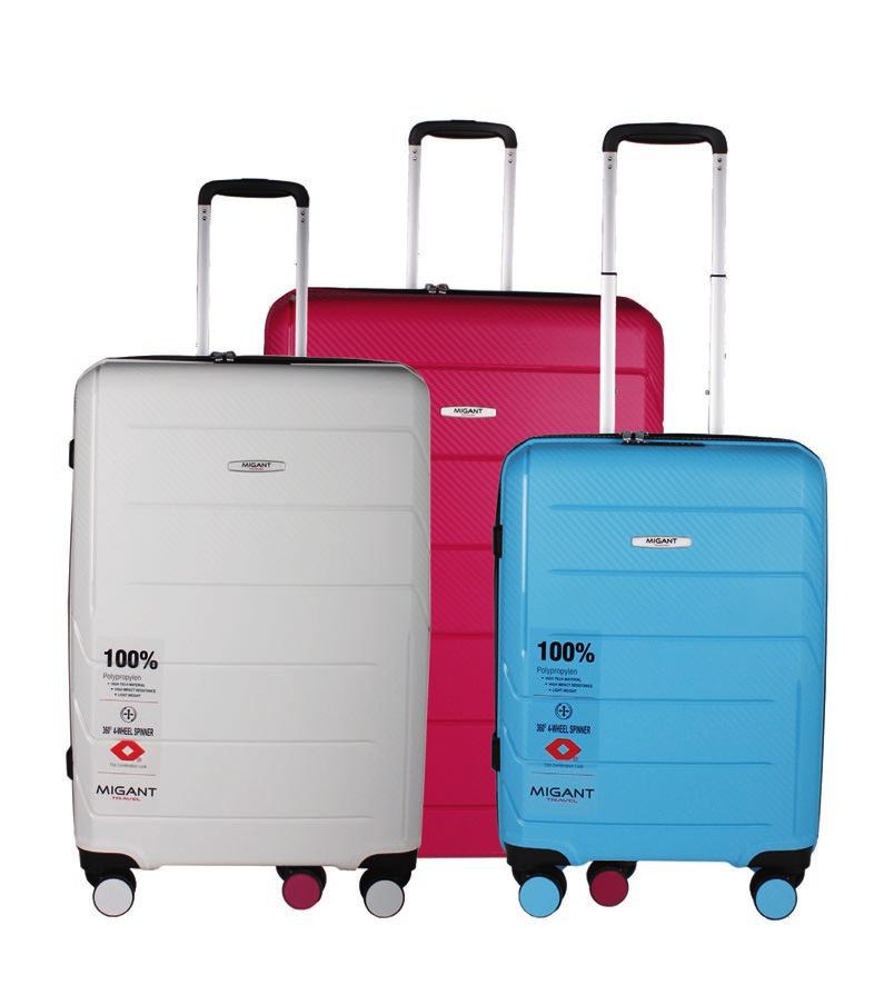 55x40x20cm 2,20 kg / 34L 67x47x26cm 2,90kg / 65L 78x52x30cm