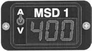 6. LISÄVARUSTEET Mittariyksikkö MSD 1 MSD 1:n asentamiseksi irrotetaan laitteen etupaneelissa oleva peitelevy. Peitelevyyn kiinnitetyn nauhakaapelin liitin kytketään MSD 1:n vastaavaan liittimeen.