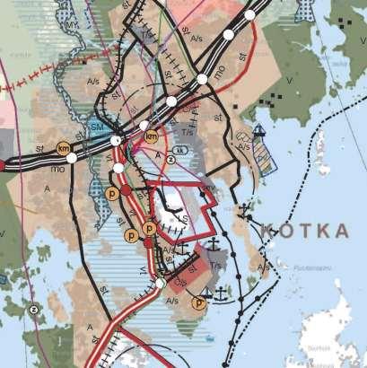 10 3.2 Suunnittelutilanne 3.1.4 Maanomistus Alue on osittain rakennettua pientaloaluetta. rakentumaton eikä muodosta erityistä sosiaalista ympäristöä. Kaava-alue on pääosin Kotkan kaupungin omistama.