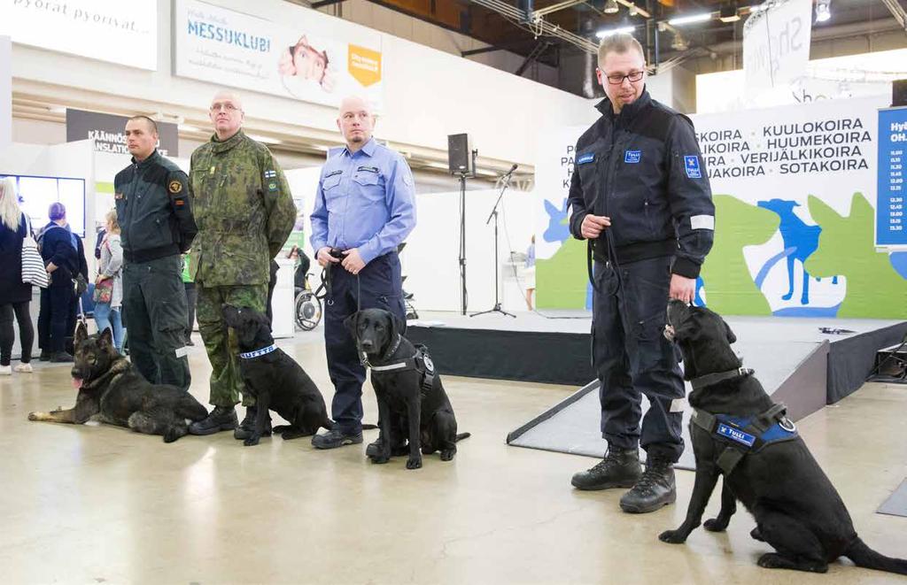 Vuoden Virkakoirat palkittiin toista kertaa Koiramessuilla.