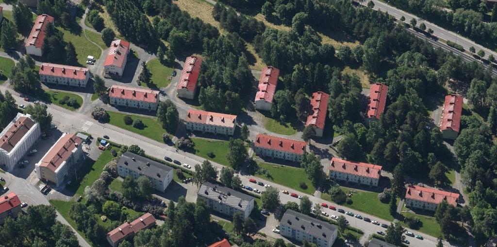 12 reen kaupunki rakennutti vuokratalot entisen Kosken maantien varrelle vuosina 1947-49. Alueella on kulttuurihistoriallista arvoa.
