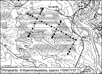 Tapio Toivonen ja Samu Valpola 28. Harjanneva Harjanneva (kl. 1144 07, x = 6839,9, y = 1562,5) sijaitsee maanteitse noin 10 km Pomarkun keskustasta itäkaakkoon. Suo rajoittuu mäkiseen moreenimaastoon.