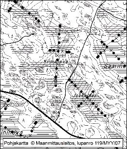 Tapio Toivonen ja Samu Valpola 32. Kiimaneva-Isokeidas Kiimaneva-Isokeidas (kl. 1144 08, x = 6842,6, y = 1561,0) sijaitsee noin 8 km Pomarkun keskustasta itään.