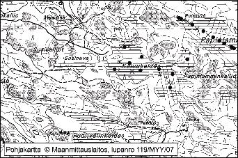 Tapio Toivonen ja Samu Valpola 40. Koivukeidas Koivukeidas (kl. 1144 08, x = 6849,1, y = 1567,2) sijaitsee noin 20 km Pomarkun keskustasta itäkoilliseen.