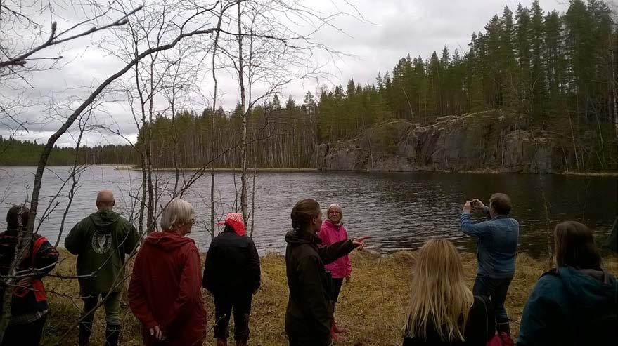 Vuoden toinen luonnonpäivän retki luontohelmikohteeseen Iilijärvelle yhdessä Luonto-Liiton Keski-Suomen piirin Kessun kanssa 20.5.
