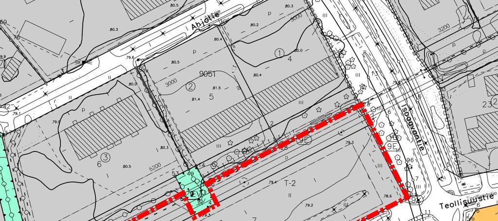 Asemakaava Voimassa oleva asemakaava ja aluerajaus Alue on merkitty voimassa olevaan asemakaavaan teollisuus- ja varastorakennusten korttelialueeksi, jossa saa enintään 20% käyttää