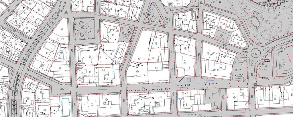 Planeringsområdets mark ägs av fem markägare: Asunto Oy Pietarsaaren Isokatu 18, Fastighets Ab Storgatan 16 Kiinteistö Oy, Kiinteistö Oy Pietarsaaren Esplanad, Kiinteistö Oy Pietarsaaren
