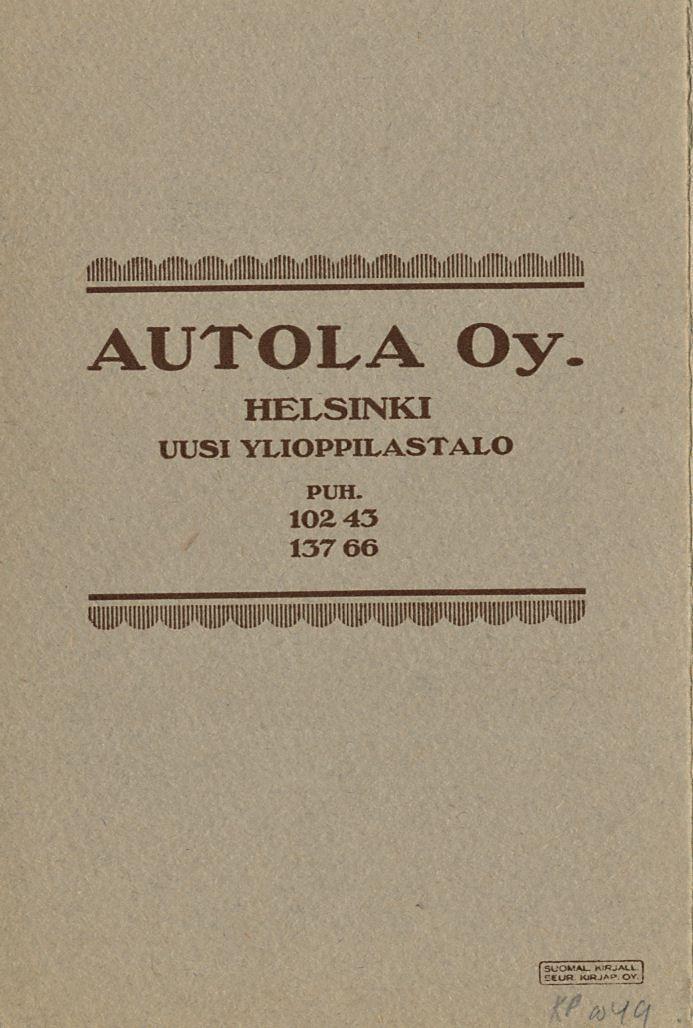 AUTOLA Oy.
