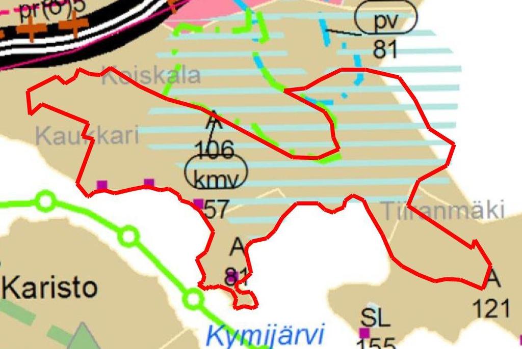 OAS A-2750 3 (8) TAVOITE Kaavarungon tavoitteena on tarkastella Koiskala-Tiiranmäen alueen maankäytön muutoksia pohjatiedoksi Lahden yleiskaavaa ja vaiheittain tapahtuvaa asemakaavoitusta varten.
