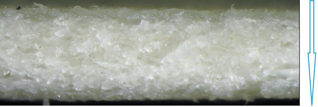 Figure 30. No starch or strength chemicals.