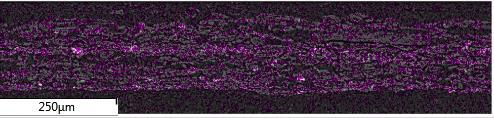 Figure 53. SR60+ 5 kg/t cationic starch+ An2 (-1.4 meq/g) 0.75 kg/t as dry polymer. Figure 54.