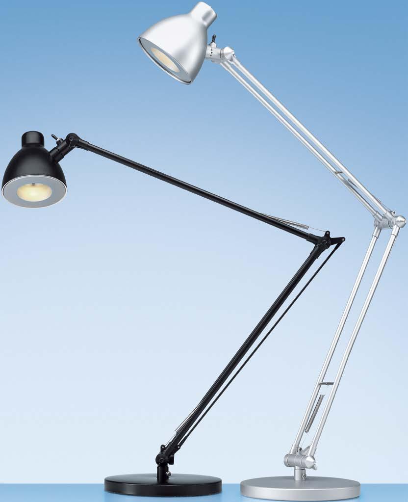 LED Valencia Bestseller Neuheiten 41-5010.619 41-5010.618 Ein altbewährter Klassiker mit neuester LED Technologie. Dank ihrem Doppelarm hat die Leuchte eine grosse Ausladung.