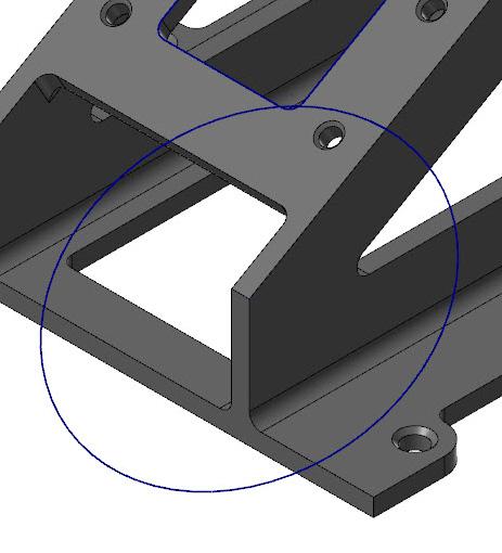 KUVANNON KÄYTTÖ GEOMETRIAN PIIRTÄMISEEN 95 Mastercam luo ympyrän, joka on kappaleen viiston